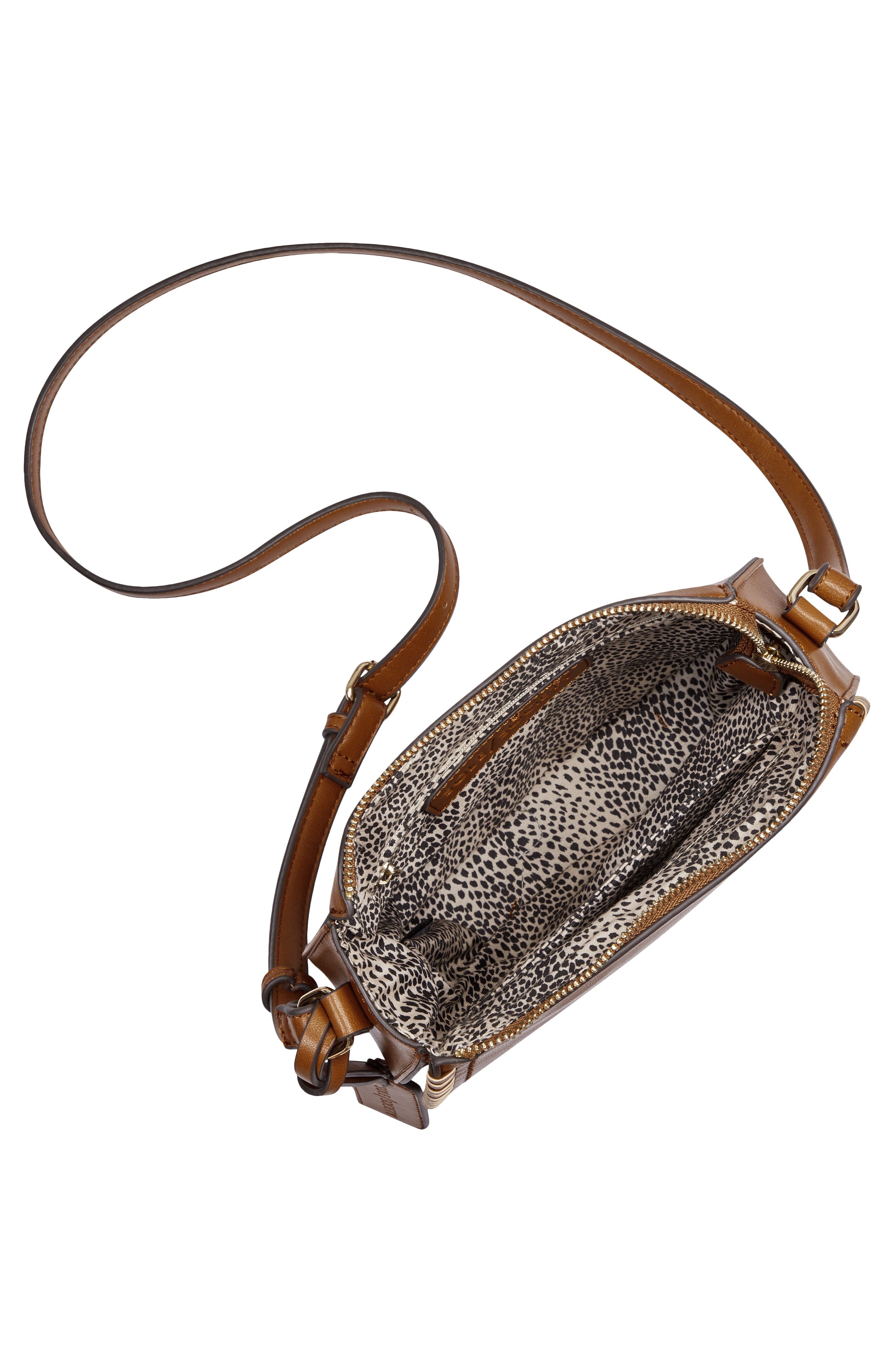 Sole Society Deona Faux Leather Crossbody Bag, Alternate, color, 