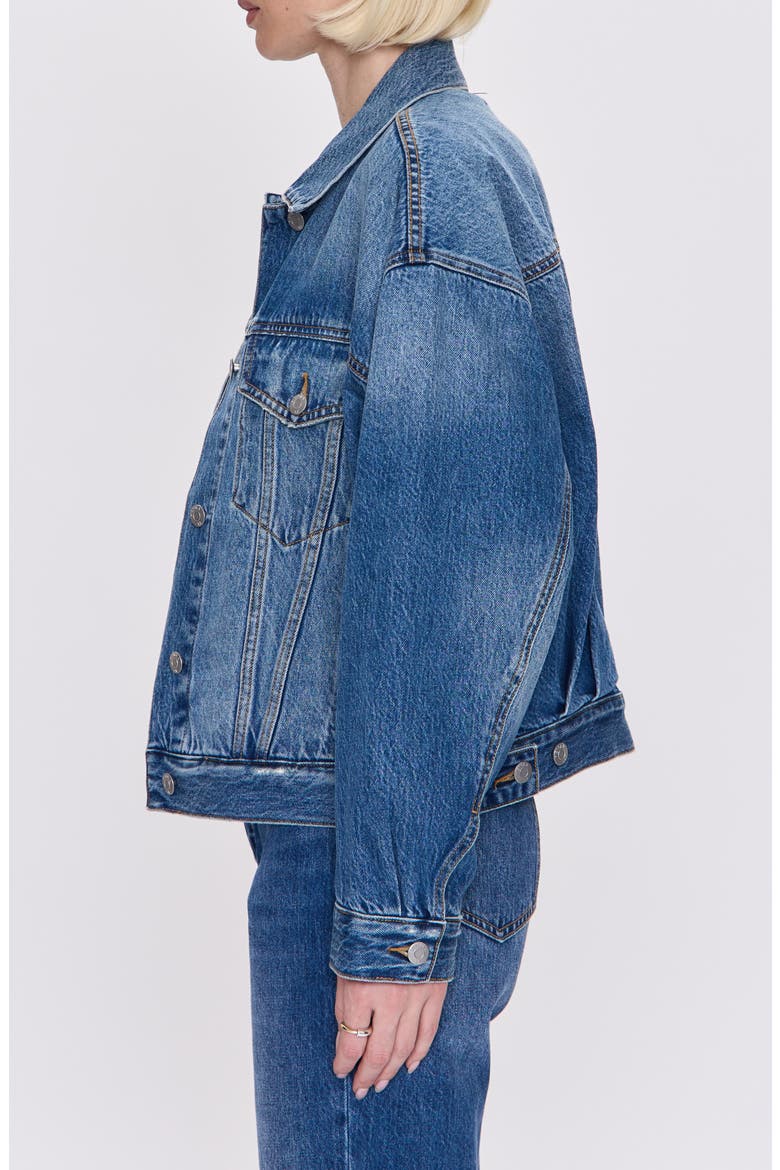 Harley Denim Jacket, Alternate, color, ROULETTE