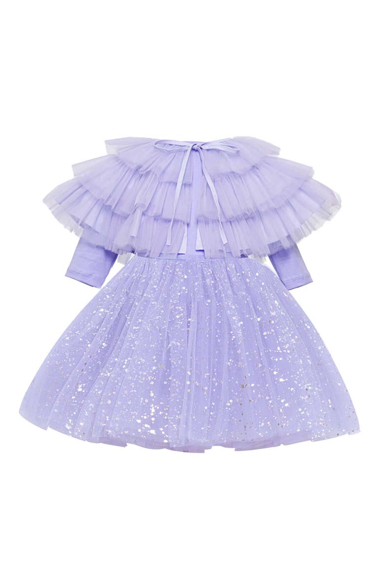 Shiny Tulle Dress Set, Alternate, color, Shiny Lilac