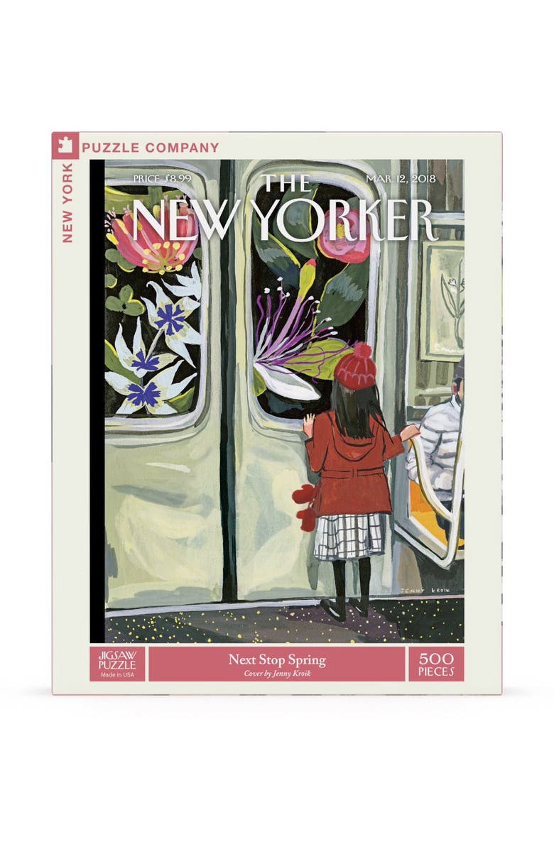 NEW YORK PUZZLE COMPANY Next Stop Spring 500 Piece Puzzle, Main, color, NO COLOR