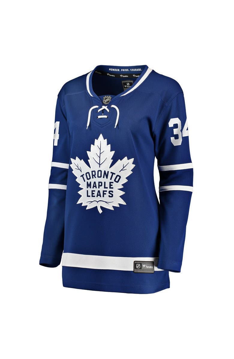FANATICS Women's Fanatics Auston Matthews Blue Toronto Maple Leafs Home Breakaway Jersey, Alternate, color, 