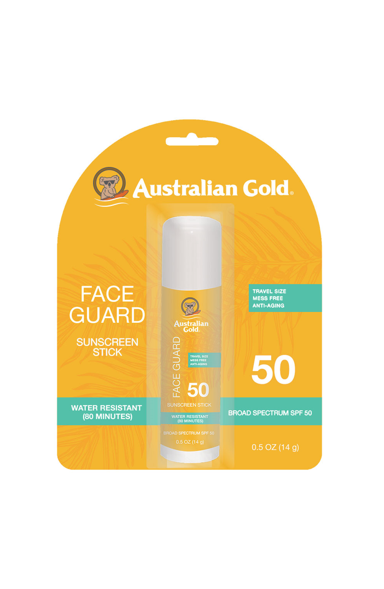 Australian Gold Face Guard Sunscreen Stick Broad Spectrum SPF 50, Main, color, 