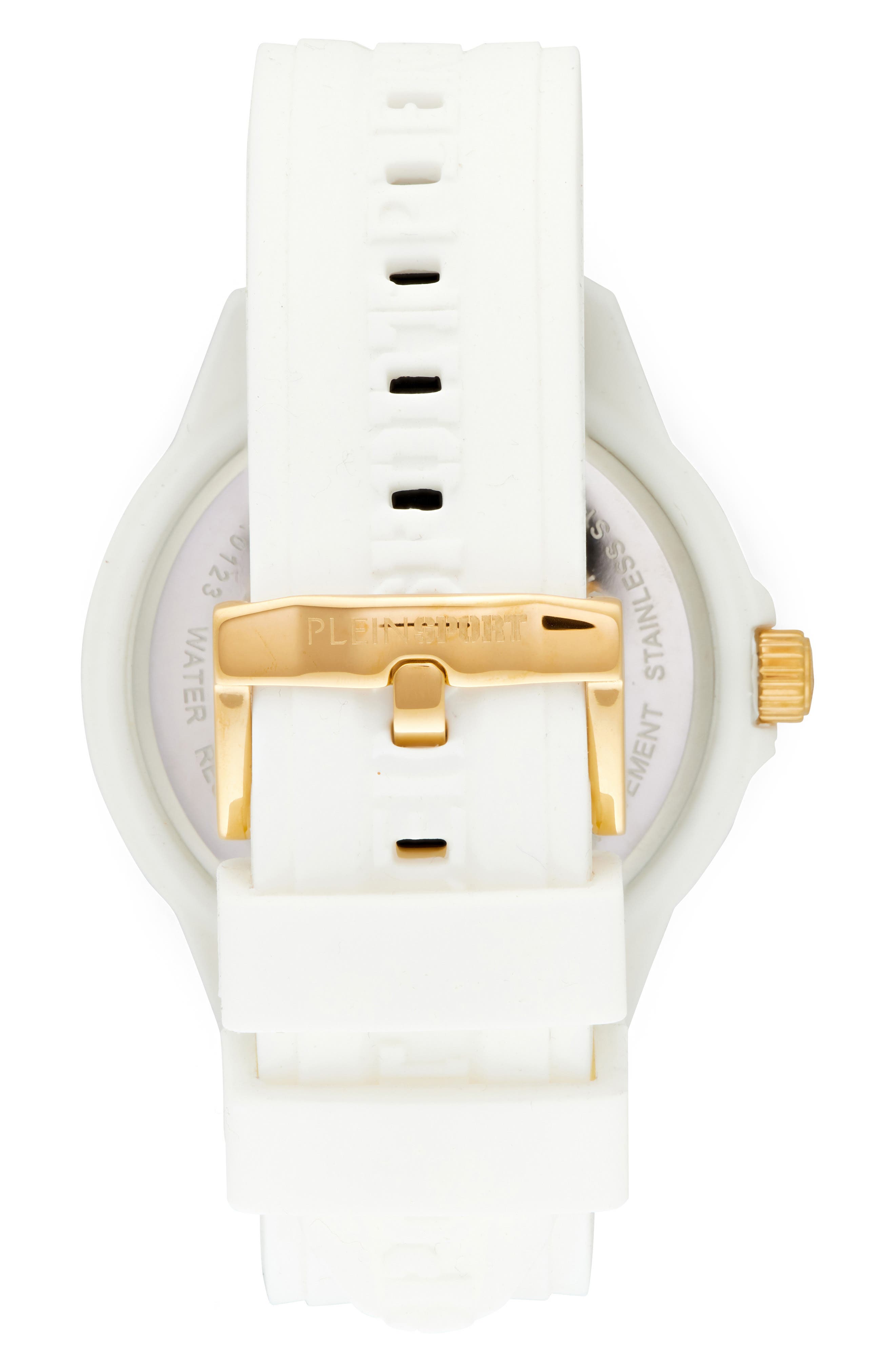 PLEIN SPORT Fearless Silicone Strap Watch, 43mm (Men) | Nordstromrack