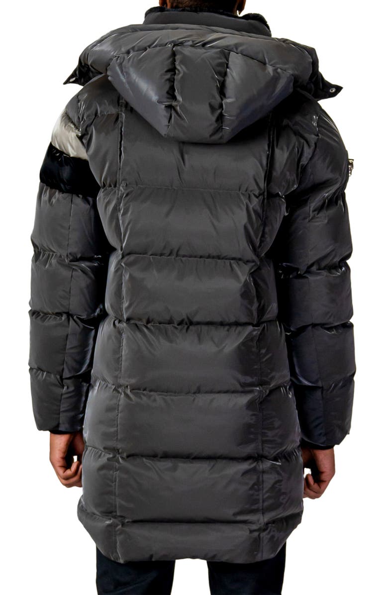 Woodpecker Penguin Water Resistant Hooded Long Puffer Jacket, Alternate, color,