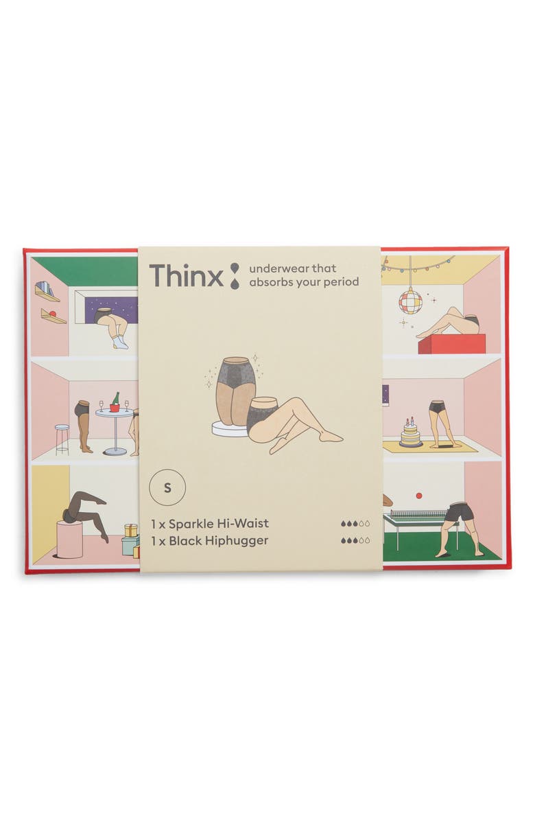 Thinx 2-Pack Period Underwear Gift Box, Alternate, color,