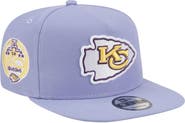 New Era Men's New Era Lavender Kansas City Chiefs Bloom A-Frame 9FIFTY Snapback Hat