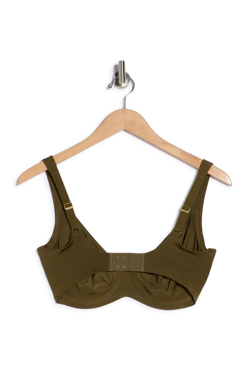 CUUP The Scoop Underwire Microfiber Bra, Alternate, color, Moss Green