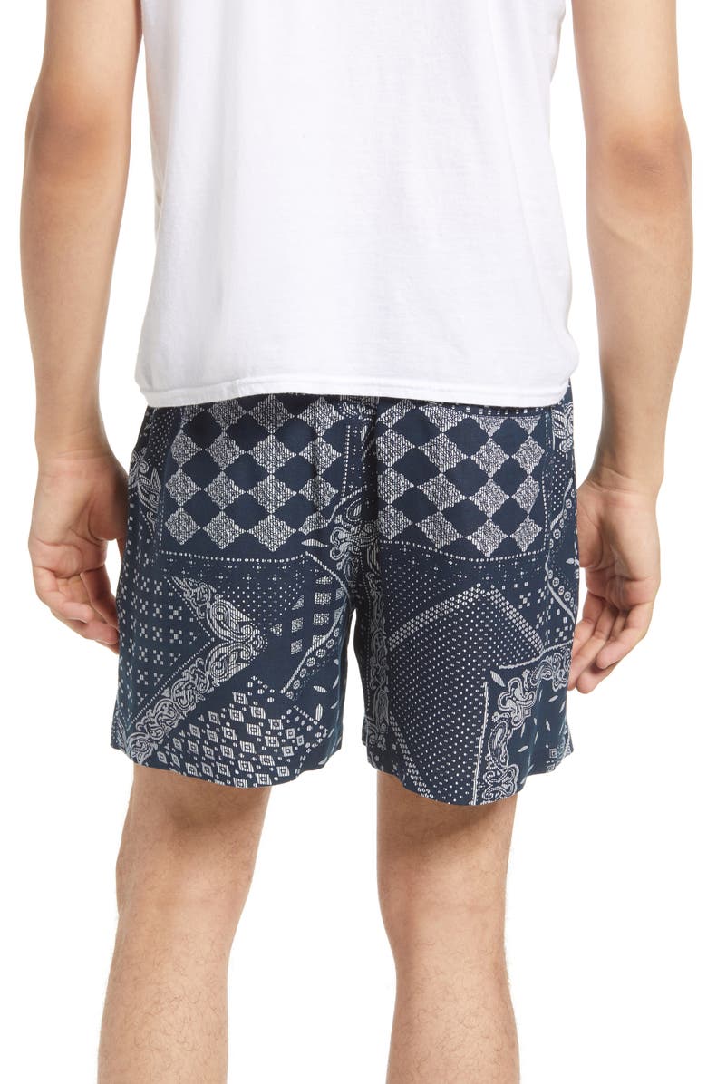 Native Youth Men's Bandana Tile Shorts, Alternate, color, 