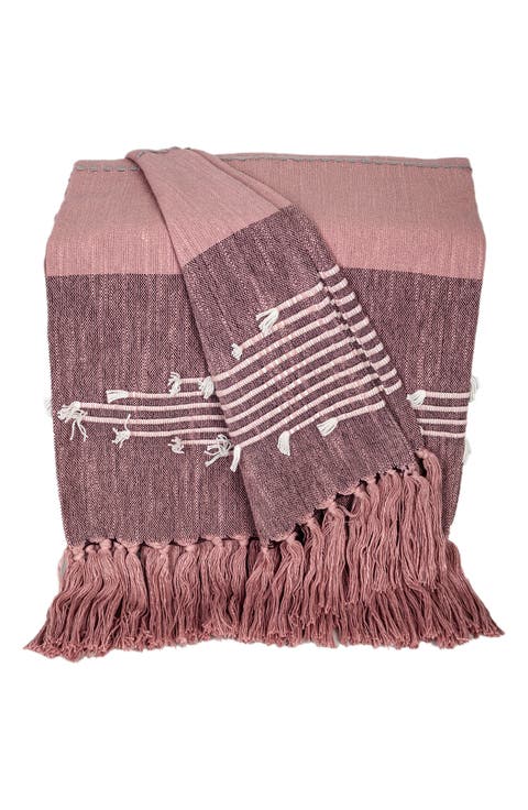 Adonia Fringe Throw Blanket