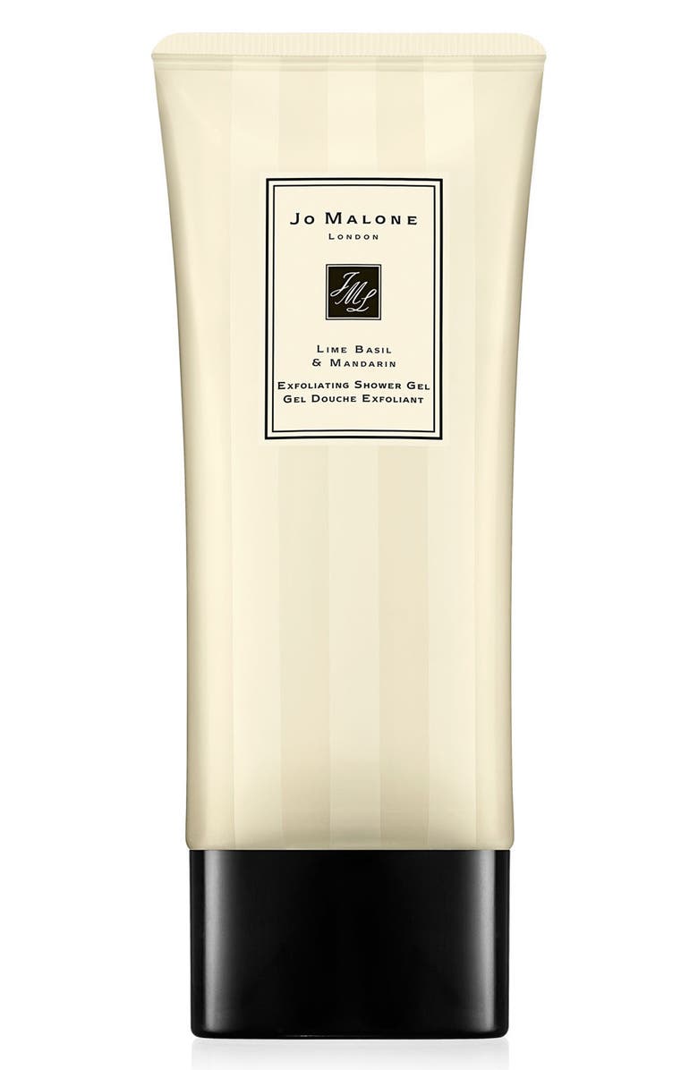 Jo Malone London<sup>™</sup> Lime Basil & Mandarin Exfoliating Shower Gel, Main, color, 