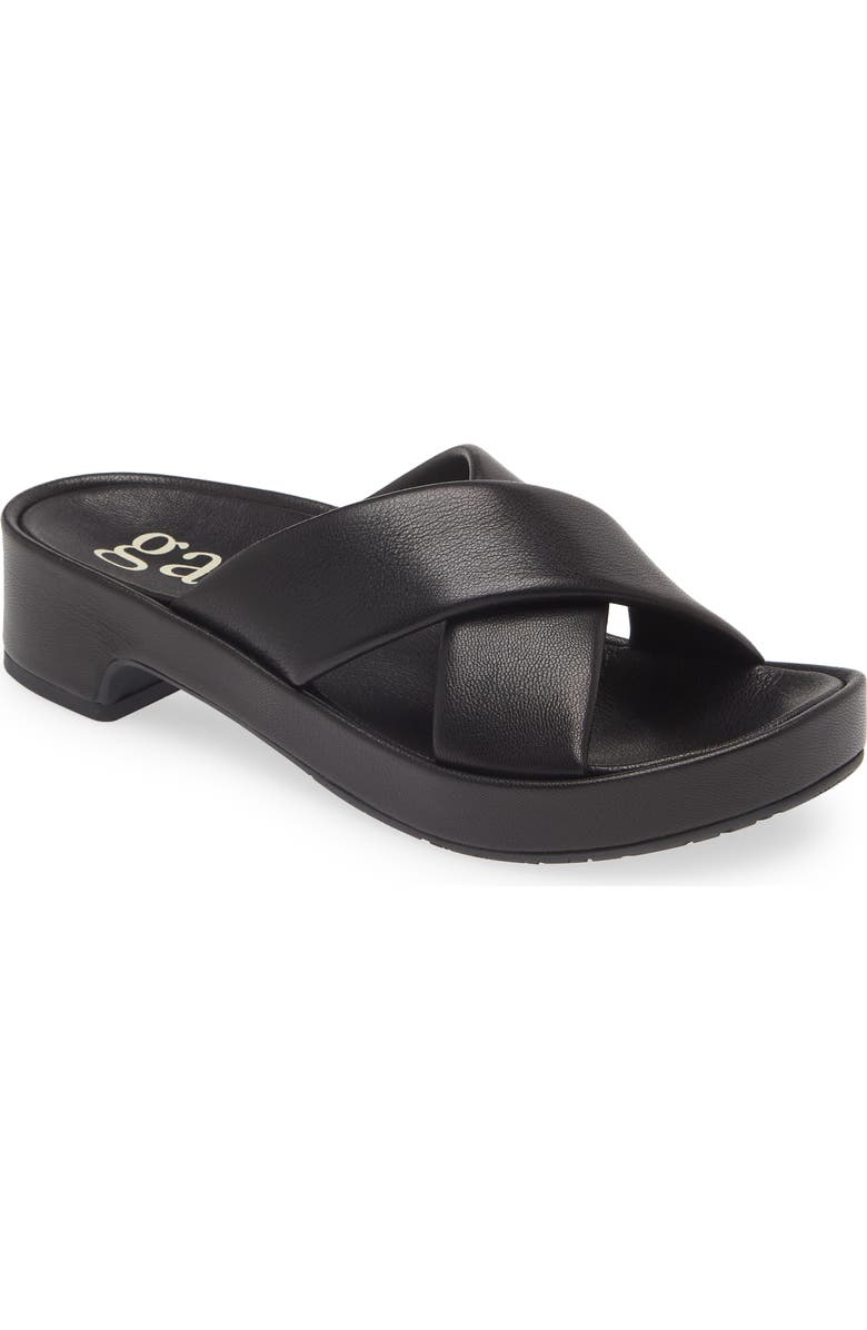 Pedro Garcia Lexia Platform Slide Sandal, Main, color,