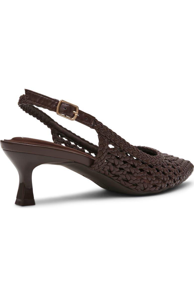 Anne Klein Irvina Kitten Heel Pump, Alternate, color, Chocolate Nappa Pu