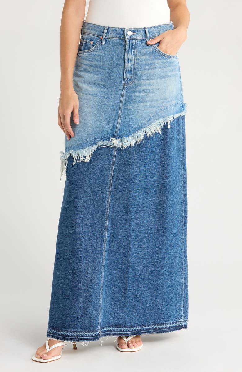 MOTHER The Dual Ditcher Maxi Skirt, Main, color, Double Whammy