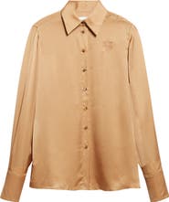 Zimmermann Hypnotic Silk Button-Up Shirt