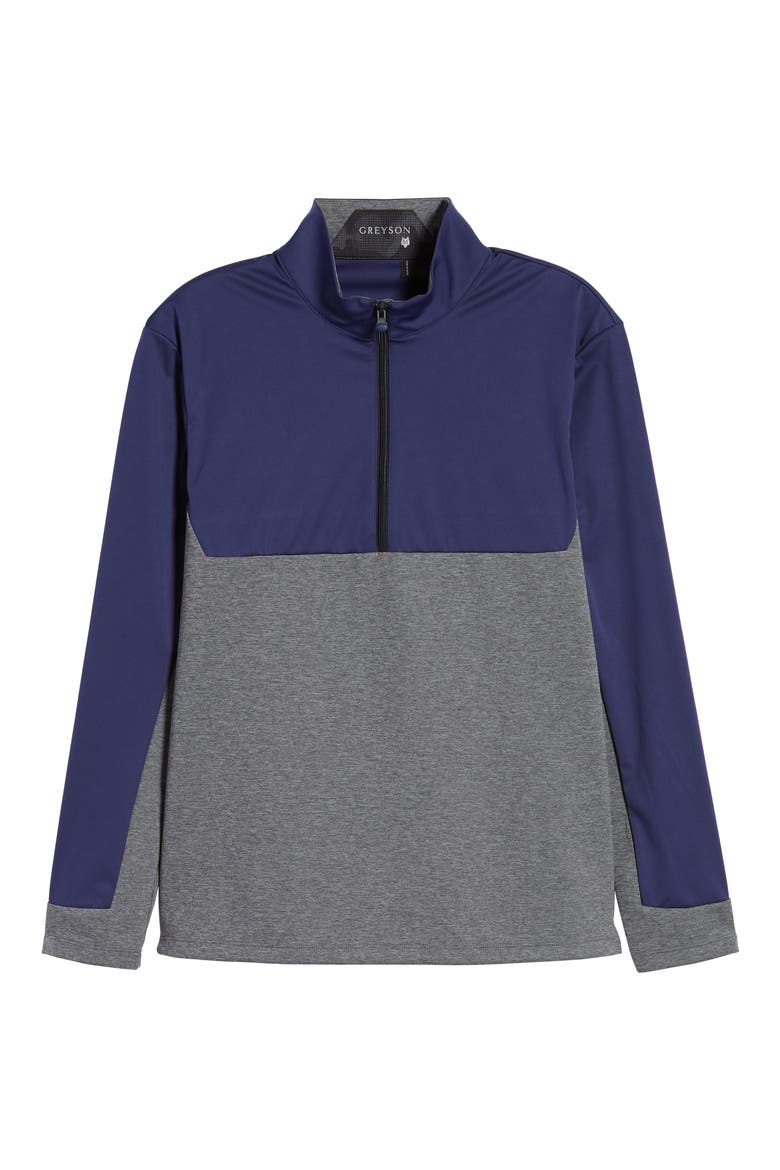 Hybrid Golf Jacket, Alternate, color, SMOKE HEATHER