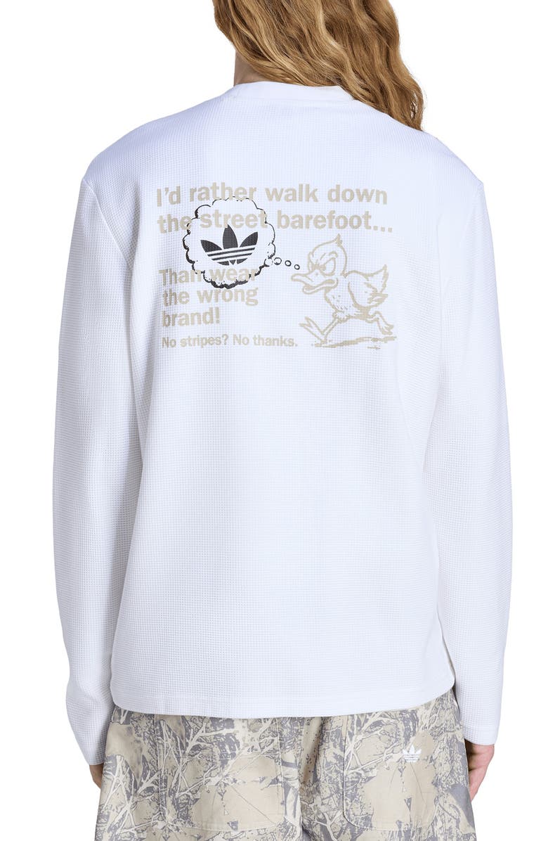 adidas Waffle Graphic T-Shirt, Alternate, color, White/ /