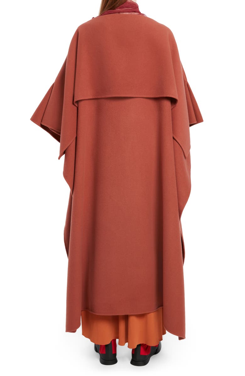 The Row Louise Double Face Cashmere Poncho Coat, Alternate, color,