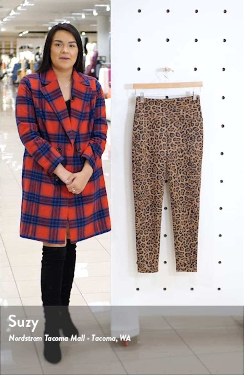 Leopard Print High Waist Leggings, sales video thumbnail