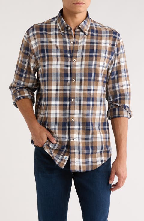 Jenning Plaid Twill Button-Down Shirt
