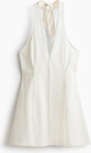 H&M Denim Halterneck Dress