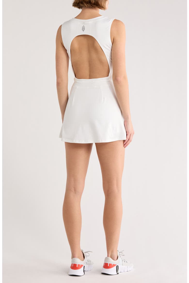 Easy Does It Athletic Dress, Alternate, color, WHITE