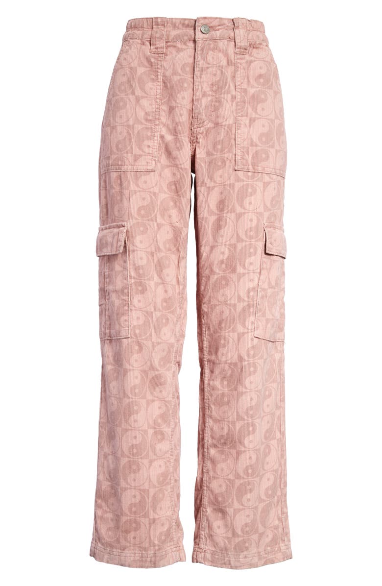 PacSun Yin Yang Utility Straight Leg Corduroy Pants, Alternate, color,