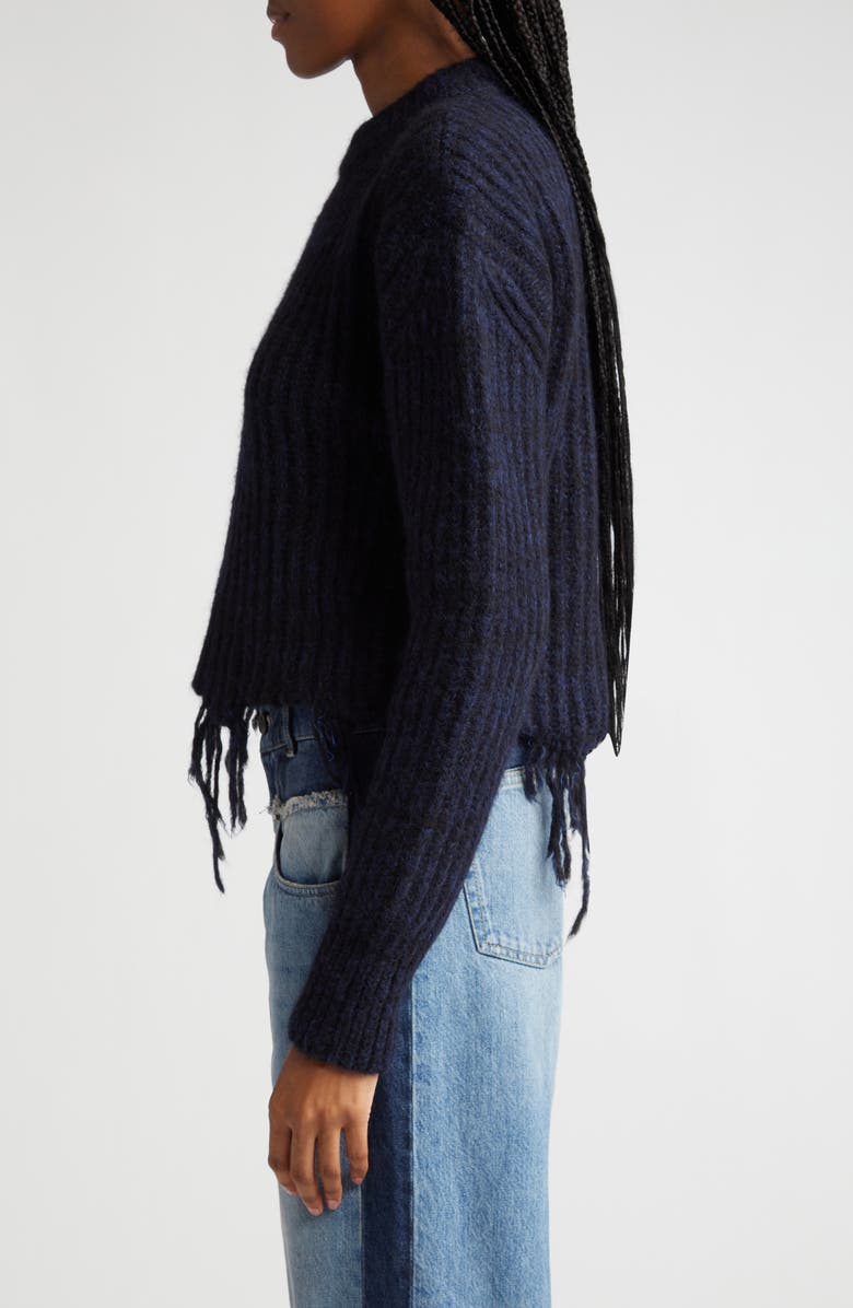Stella McCartney Tweedy Alpaca Blend Crop Sweater, Alternate, color, 