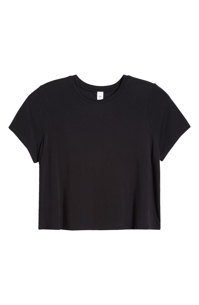 Alo All Day Crop T-Shirt, Alternate, color, 