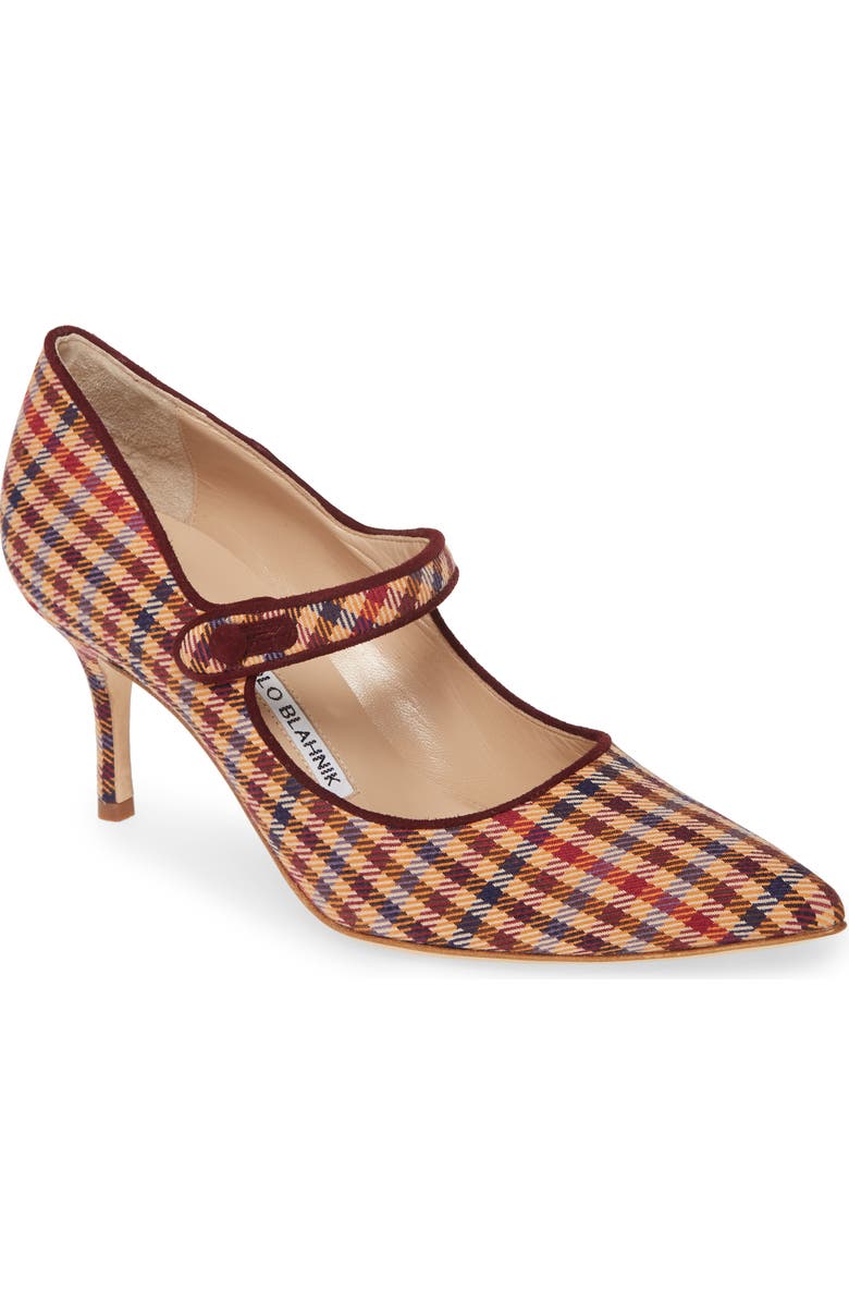 Manolo Blahnik Campari Mary Jane Pump, Main, color,