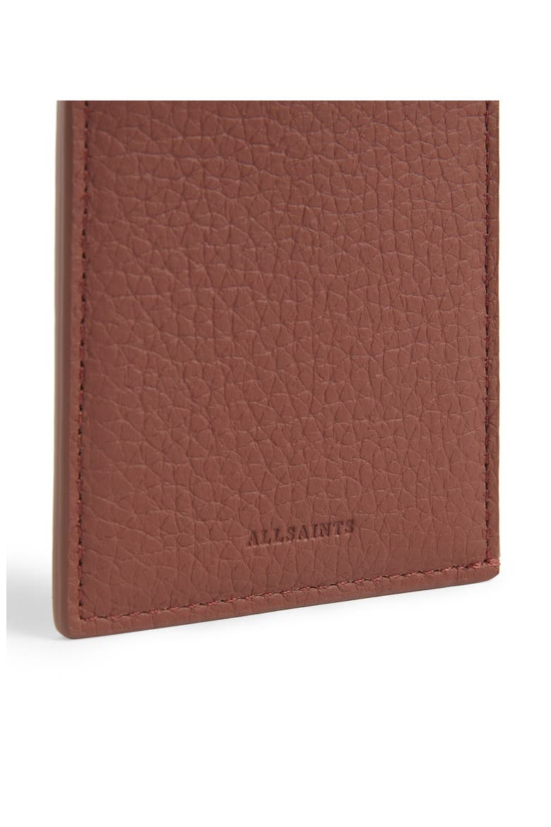 Anabel Leather Card Case, Alternate, color, CHERRY