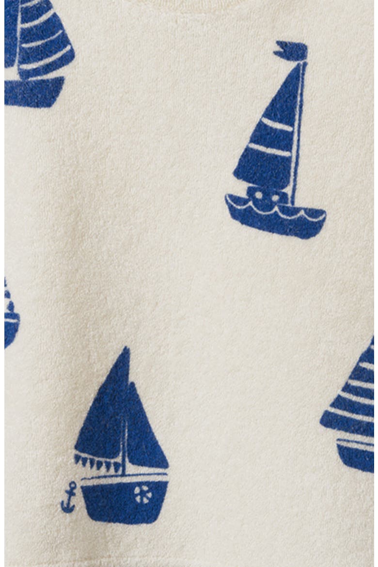 Kids' River Organic Cotton Terry Cloth T-Shirt, Alternate, color, REGATTA PRINT TERRY