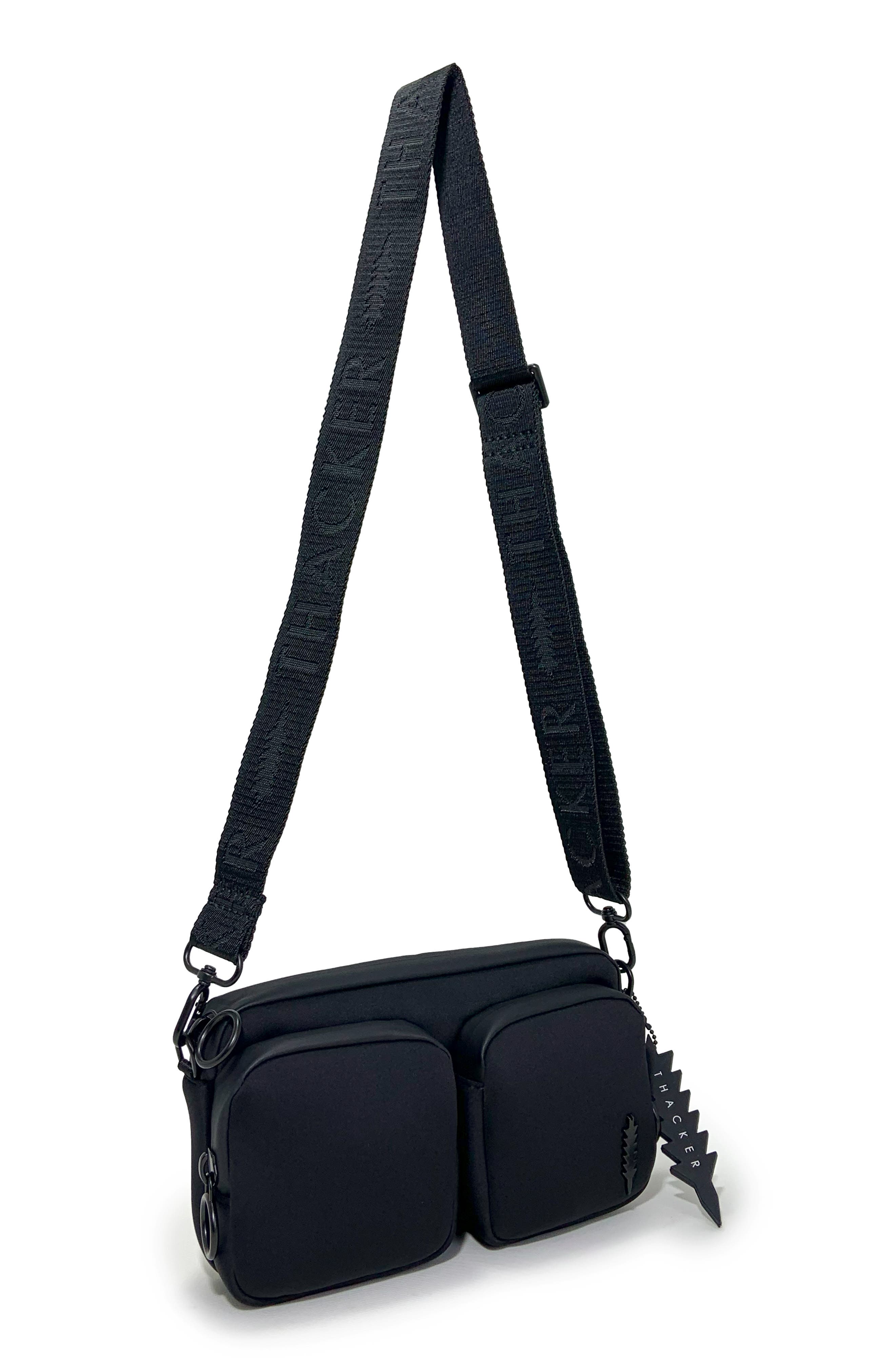 Thacker Lio Crossbody Bag, Alternate, color, Black