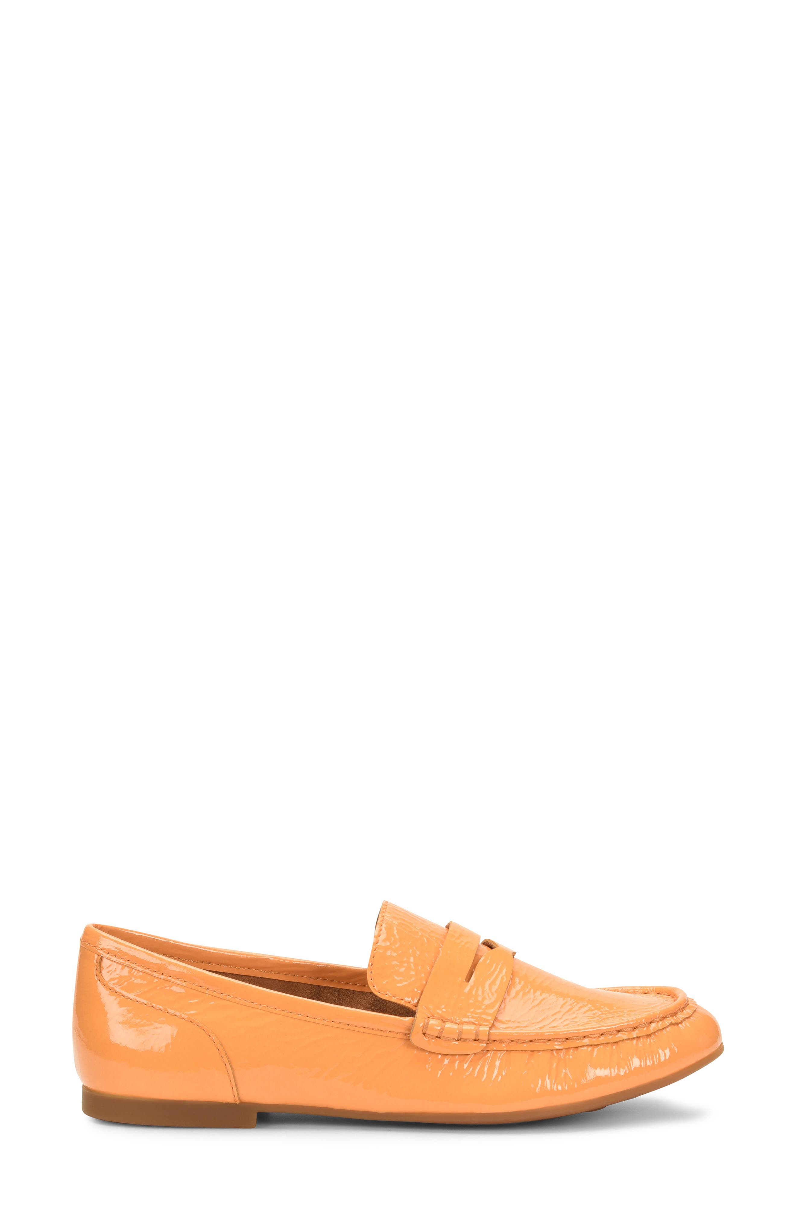 Betti Loafer, Alternate, color, ORANGE PATENT LEATHER