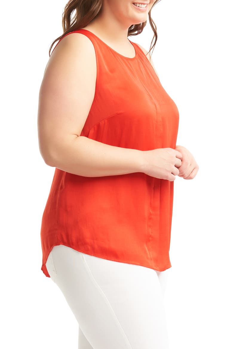 Lemon Tart Angelle Tank, Alternate, color, FIERY RED