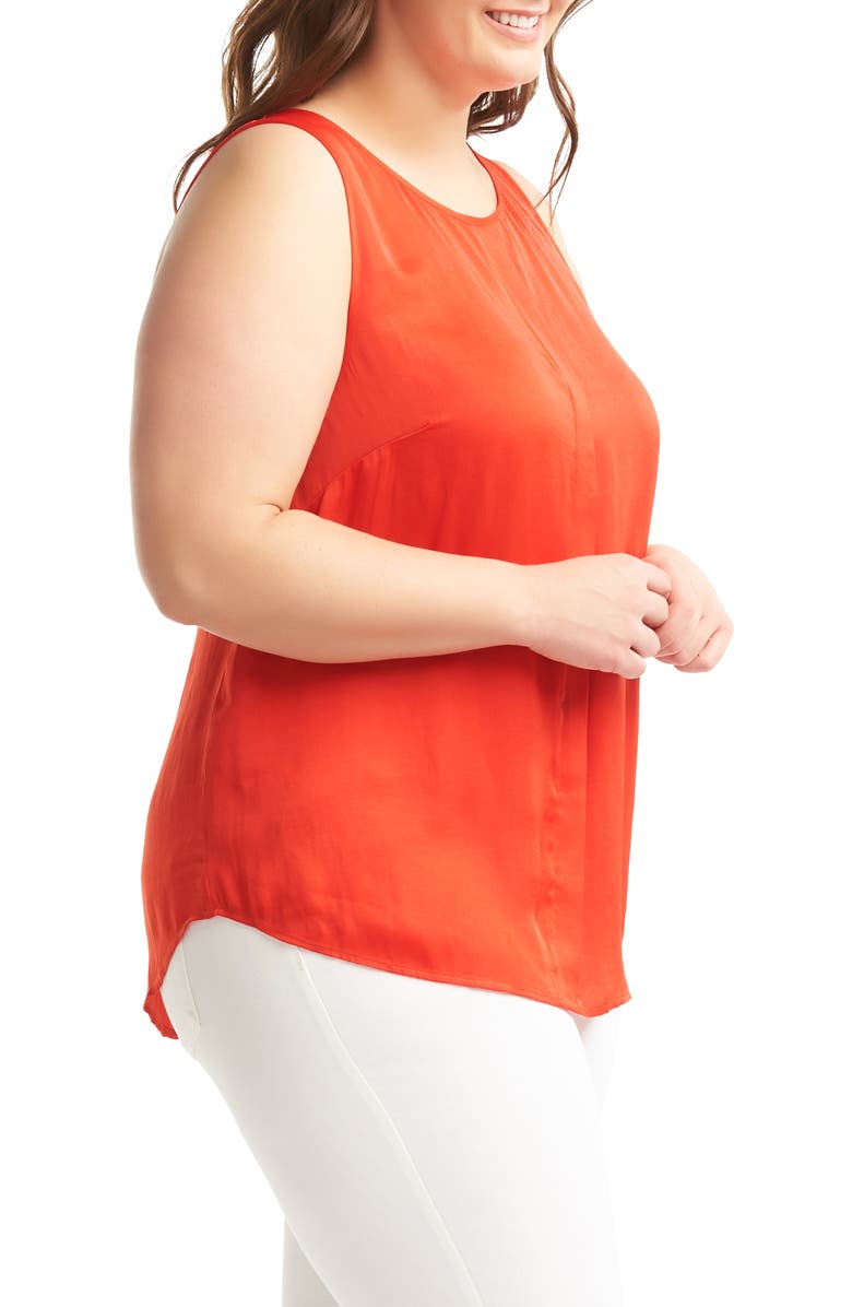 Tart Lemon Tart Angelle Tank, Alternate, color, Fiery Red