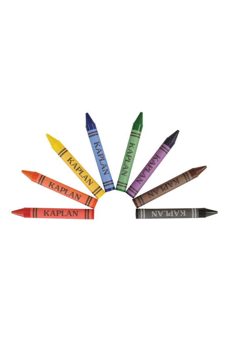 Kaplan Early Learning Company Jumbo Size Crayons Class Pack - 200 Total, 8 Colors, Alternate, color, White