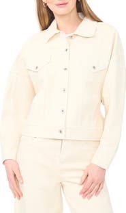 1.STATE Back Tie Denim Jacket