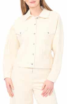 1.STATE Back Tie Denim Jacket