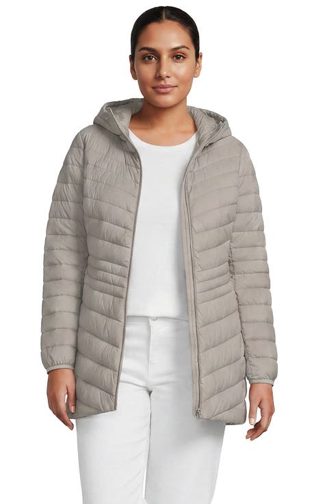 Plus Size Wanderweight Packable Down Long Jacket