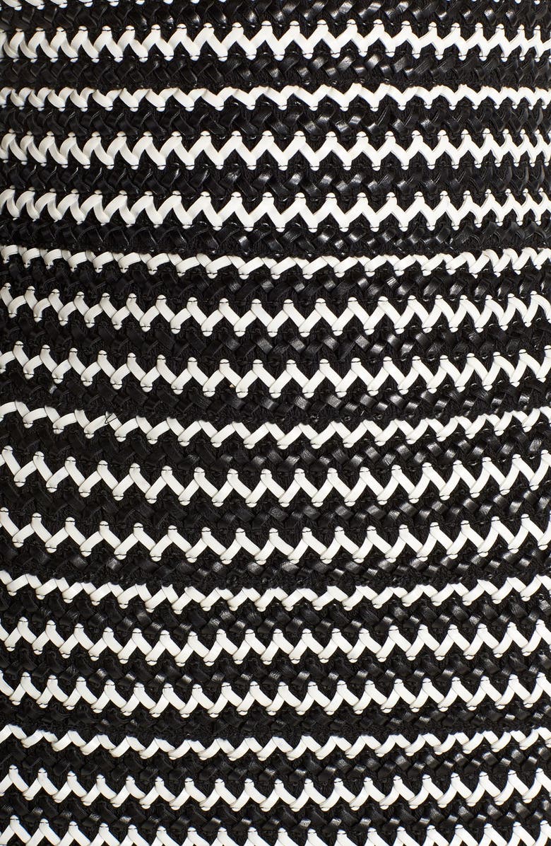 Elliatt 'Sculpture' Chevron Stripe Woven Sheath Dress, Alternate, color,