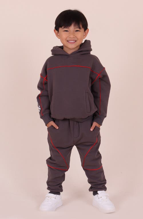 Tiny Tribe Kids' Piping Hot Sweatpants In Gray