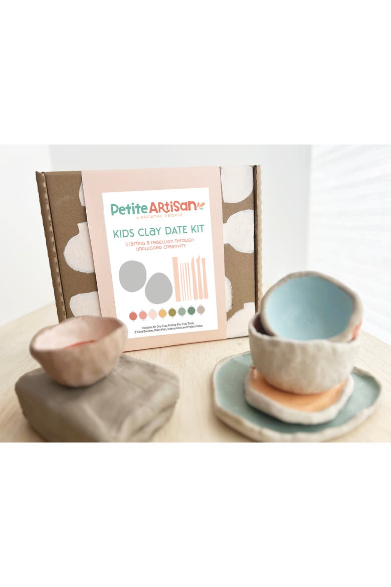 Petite Artisan Clay Date Clay Kit for 2, Alternate, color, Multicolor