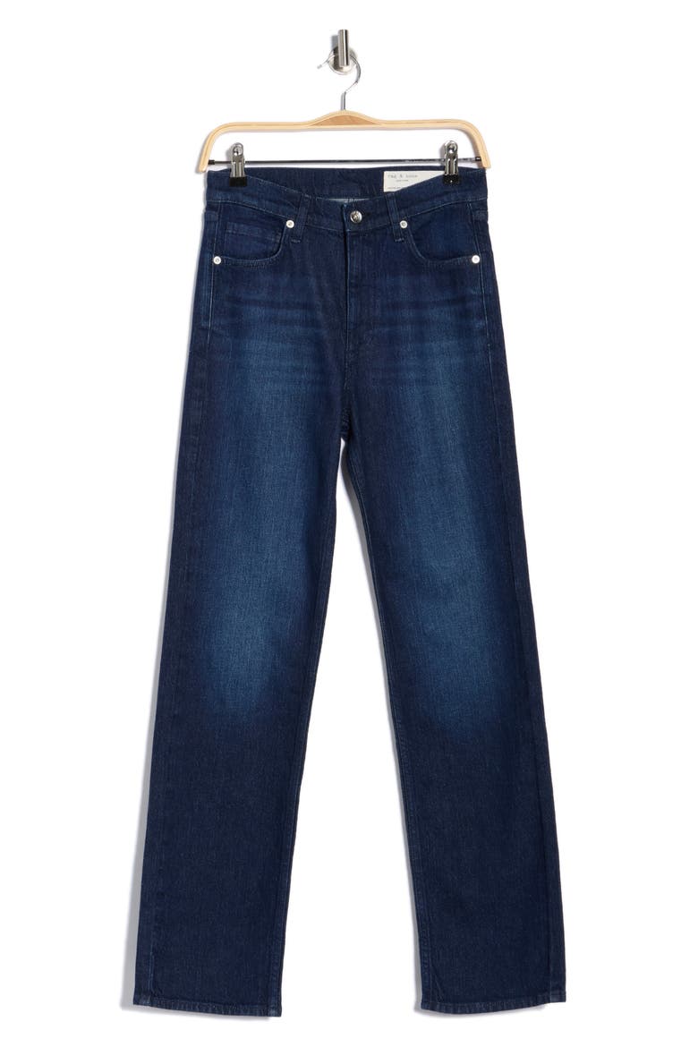 Hattie Mid Rise Straight Leg Jeans, Alternate, color, FAIRBURN