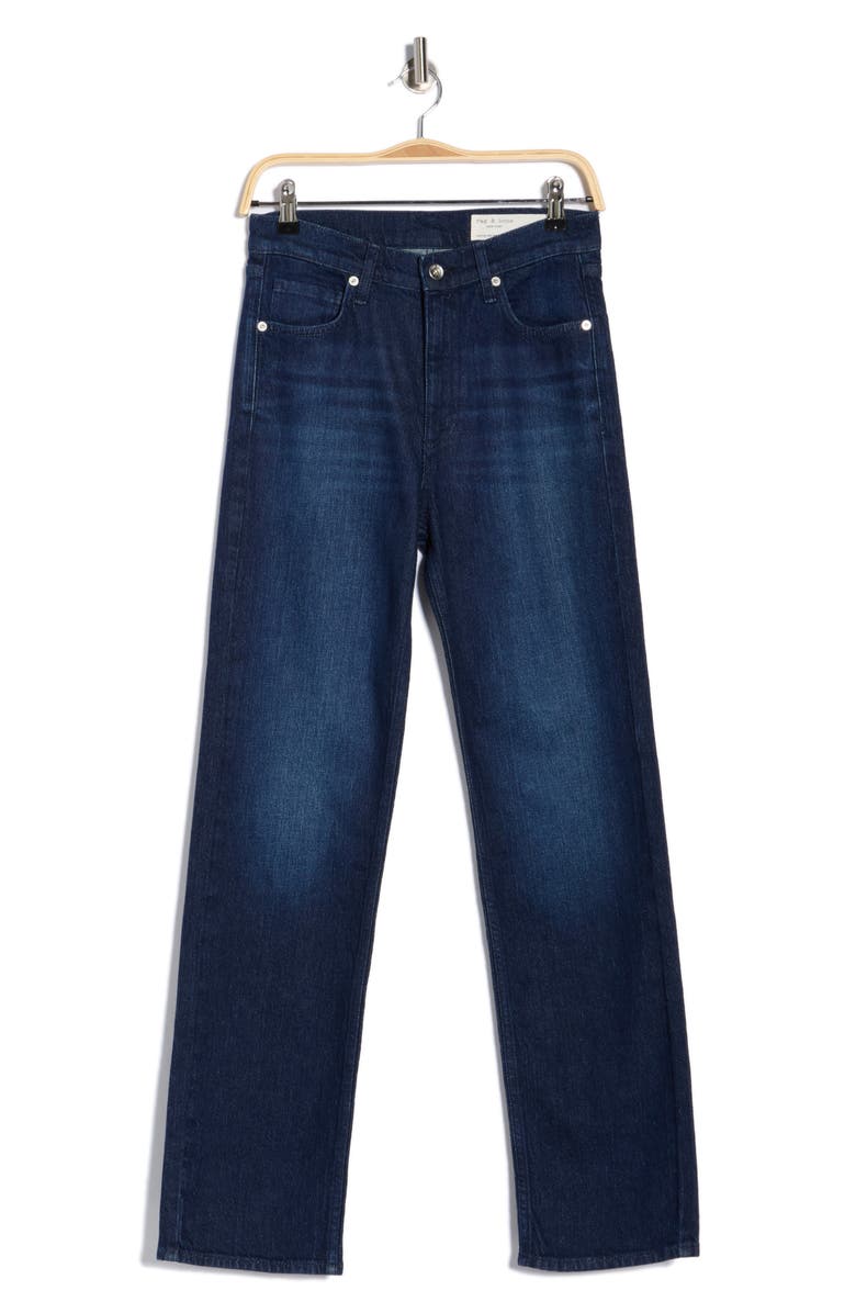 rag & bone Hattie Mid Rise Straight Leg Jeans, Alternate, color, Fairburn