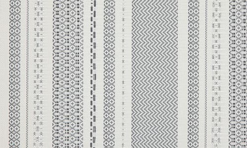 Dainty Home Set Of 6 Vinyl Placemats In Aztec Design Glitter Grey