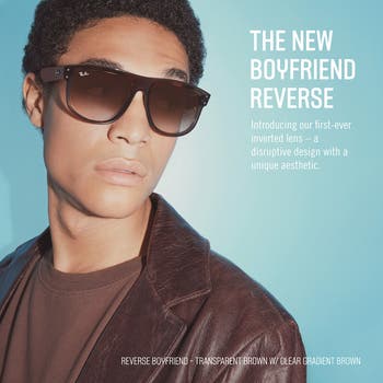 Boyfriend Reverse 56mm Square Sunglasses