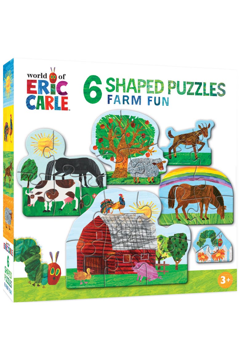 Eric Carle - Farm 6-Pack Mini Puzzles, Main, color, Multicolor