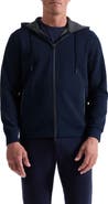 Bugatchi Piqué zip-Up Hoodie