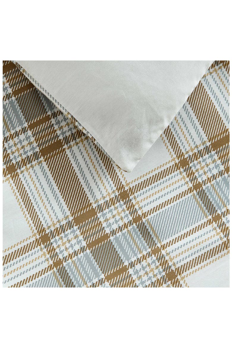 Ashland Plaid Cotton Comforter & Sham Set, Alternate, color, LIGHT / MEDIUM BROWN