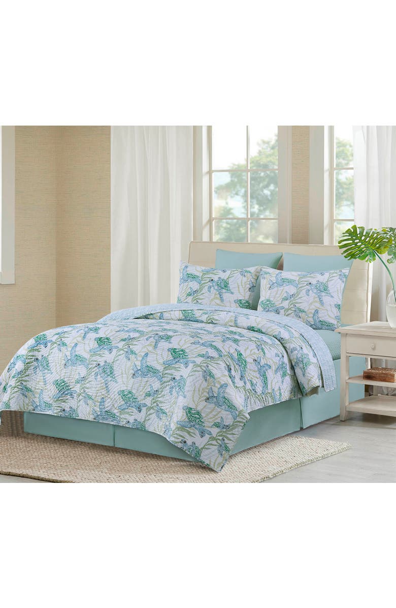 C&F Home Cape Canaveral Bedding Quilt Collection, Alternate, color, Blue